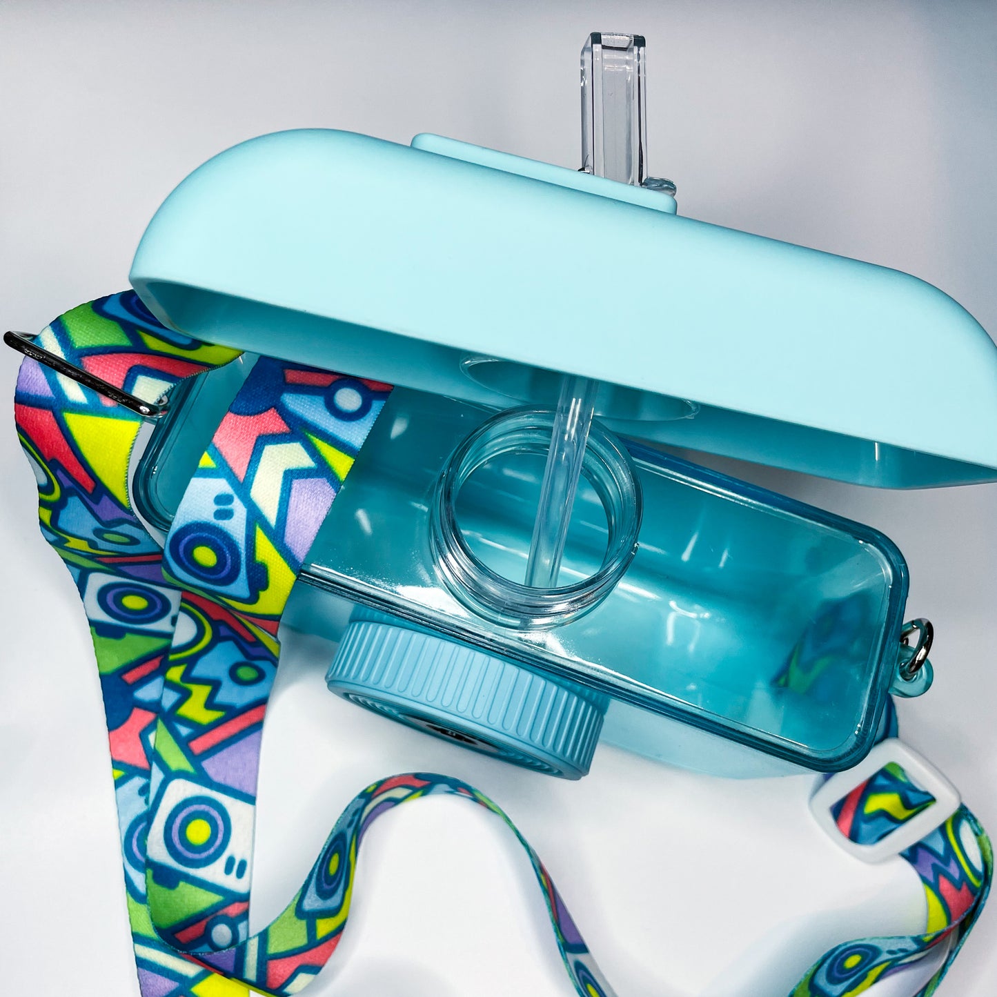 Camera Water Bottle with carry strap